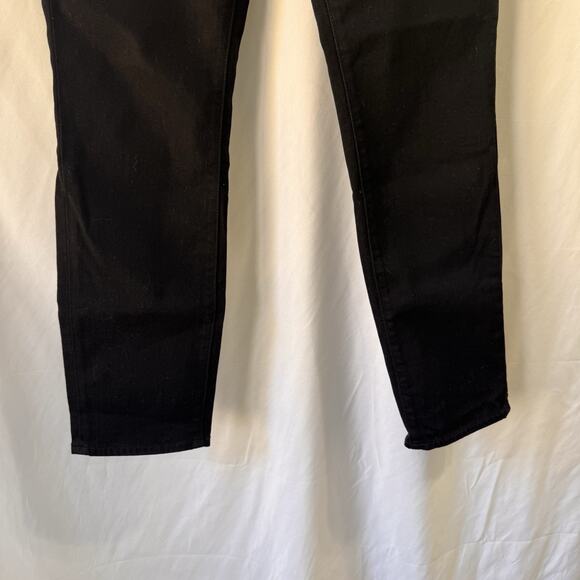 J Brand Size 26 Women's Black Teagan Straight High Rise Jeans Classic Rock - Picture 8 of 10